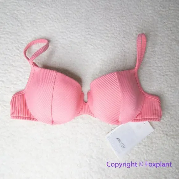 New! Peony Free People Panel Balconette Bikini Top, women‎ size L